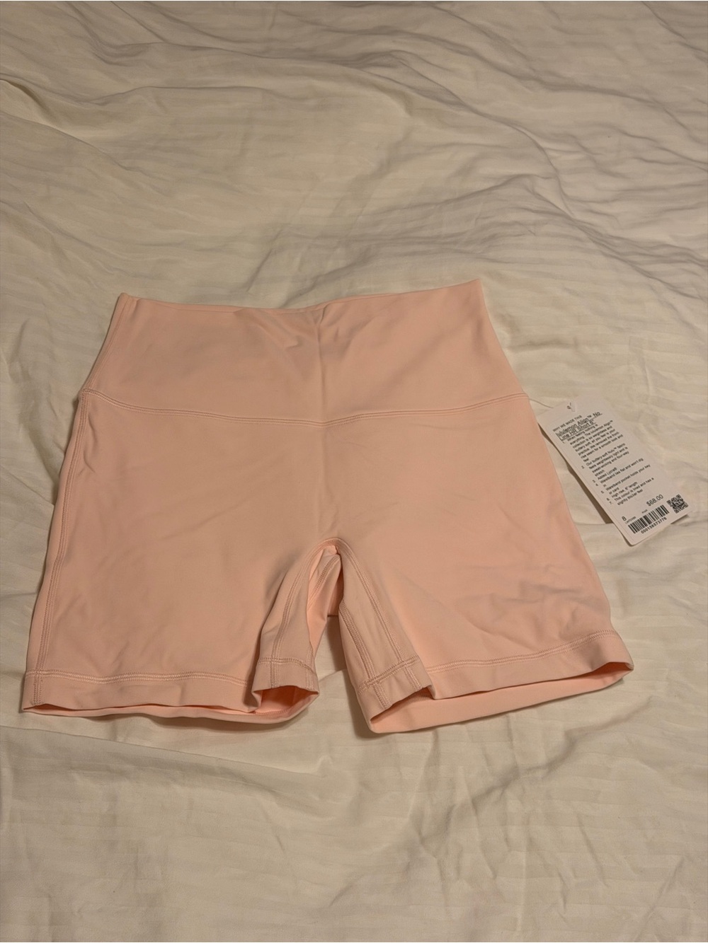 lululemon Align No Line™ High-Rise Bike Short 6" Light Pino NWT